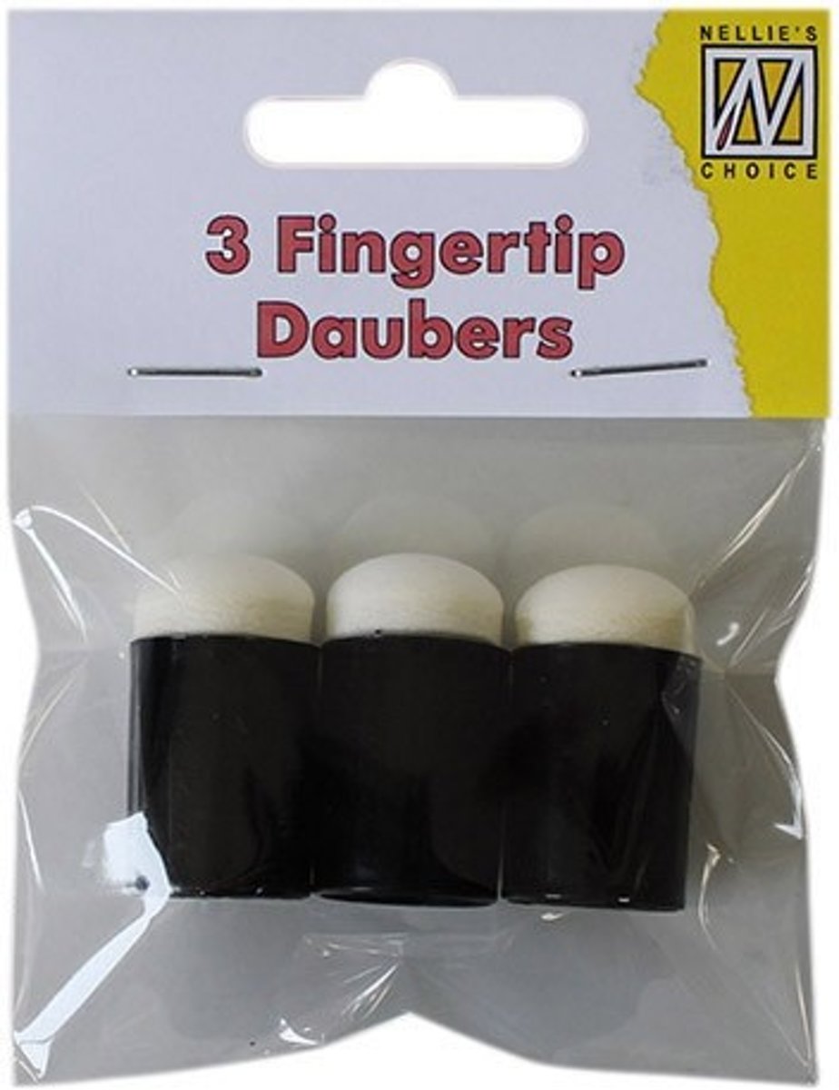 DAUB002 3 fingertip sponge daubers vingertip sponsjes